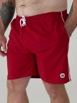 Rouge vif - Short de bain D555 YARROW