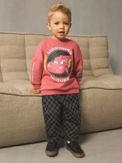 Rouge/anthracite - Ensemble sweat-shirt et jogging Cars Crew (9mois à8ans)
