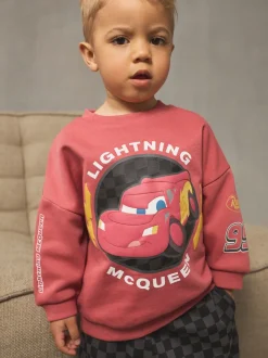 Rouge/anthracite - Ensemble sweat-shirt et jogging Cars Crew (9mois à8ans)