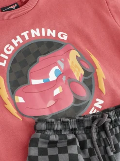 Rouge/anthracite - Ensemble sweat-shirt et jogging Cars Crew (9mois à8ans)