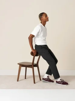 Rouge/Blanc - New Balance Mens 574 Trainers