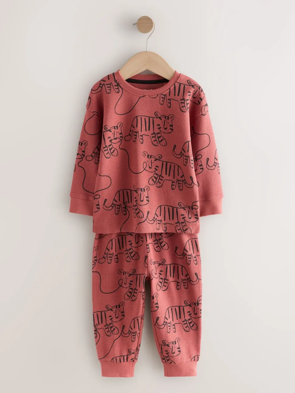 Rouge/bleu/violet - Lot de 3 pyjamas oversize (9mois à10ans)