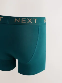 Rouge/bleu/violet riche - Lot de 5 - Boxers avec ouverture sur le devant