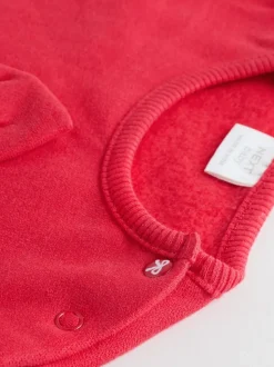 Rouge/crème - Ensemble 2 pièces avec pulls et leggings à nœud bébé (0mois-2ans)