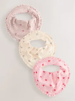 Rouge/Rose - Bébé BIBS 3 Pack