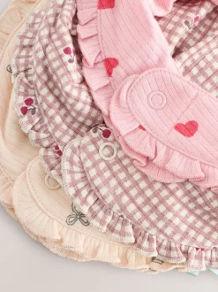 Rouge/Rose - Bébé BIBS 3 Pack