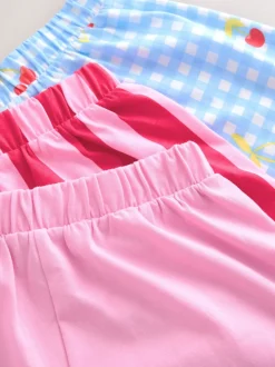 Rouge/rose Ma Cherie - Pyjama court 3 Pack (9mois-16ans)