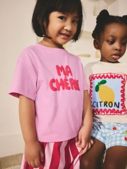 Rouge/rose Ma Cherie - Pyjama court 3 Pack (9mois-16ans)