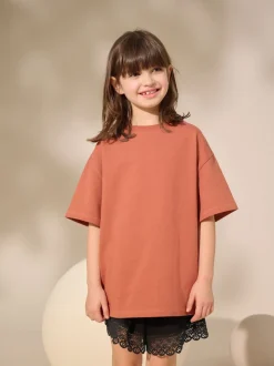 rouille - T-shirt oversize 100% coton (3-16ans)