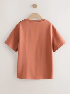 rouille - T-shirt oversize 100% coton (3-16ans)