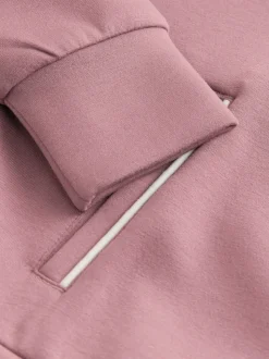 Rouille et rose - Ensemble pantalon de jogging super doux à col zippé et jambes Amples (3-16ans)