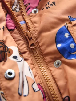 Rouille Personnage - Manteau imprimé Résistant à la douche (3mois-7ans)