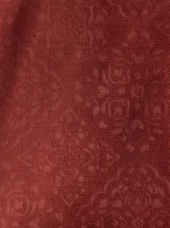 Rust Floral (En) - Slim Fit (Slim Fit) - Blazer en velours à motifs