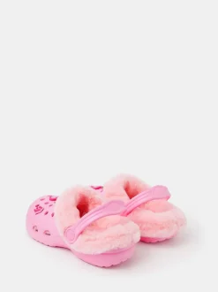 Sabots Angels By Accessorize pour fille doublés de fausse fourrure