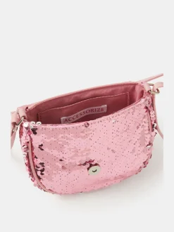 Sac à bandoulière Angels By Accessorize papillon à sequins fille