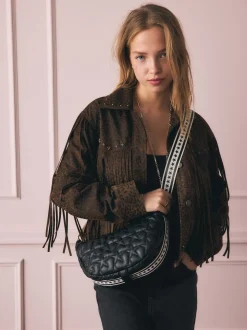 Sac à bandoulière matelassé Rockett St George avec sangle en étoile