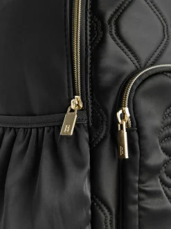 Sac à dos Baker by Ted Baker Filles Back To School noir matelassé avec étui à crayons