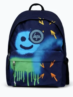 Sac à dos Hype Smiley bleu marine unisexe Spray