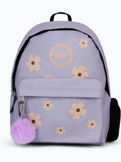 Sac à dos Hype unisexe lilas à motif pâquerettes