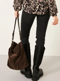 Sac bandoulière FatFace en Daim