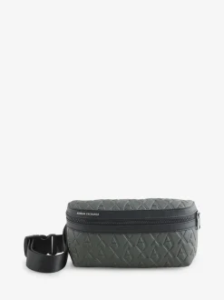 Sac ceinture Armani Exchange vert à logo