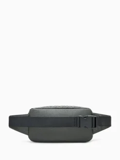 Sac ceinture Armani Exchange vert à logo