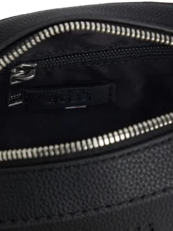 Sac reporter BOSS en cuir grainé en fausse fourrure