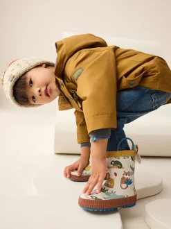 Safari neutre - Bottes de pluie à poignée