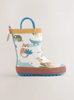 Safari neutre - Bottes de pluie à poignée