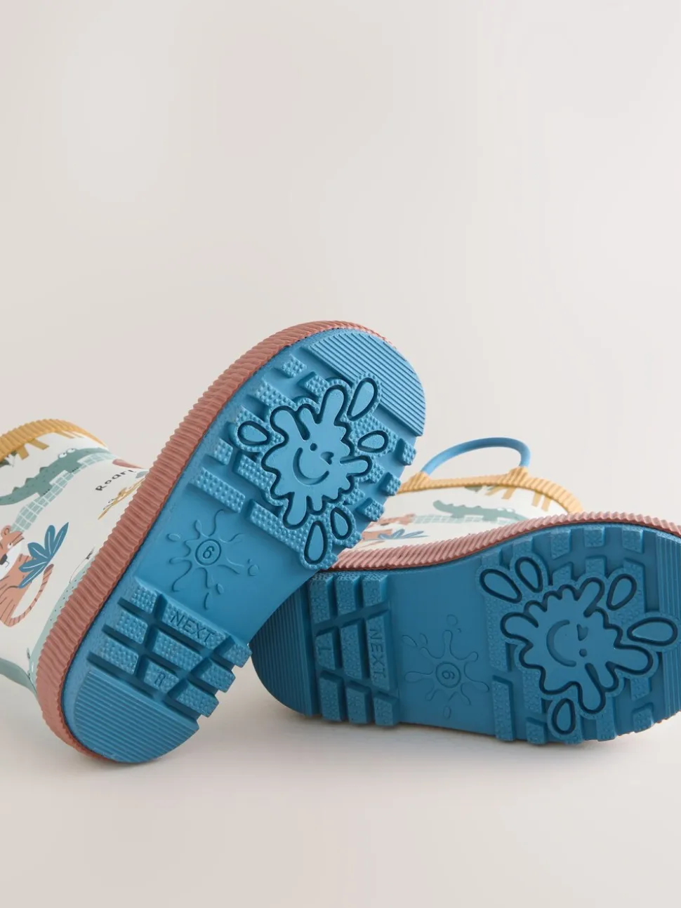 Safari neutre - Bottes de pluie à poignée