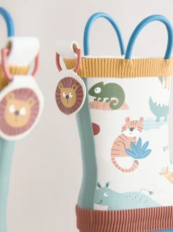 Safari neutre - Bottes de pluie à poignée