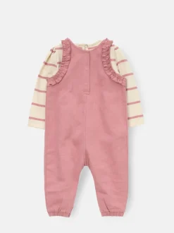 Salopette Angel & Rocket Mila à épaules volantées et body imprimé