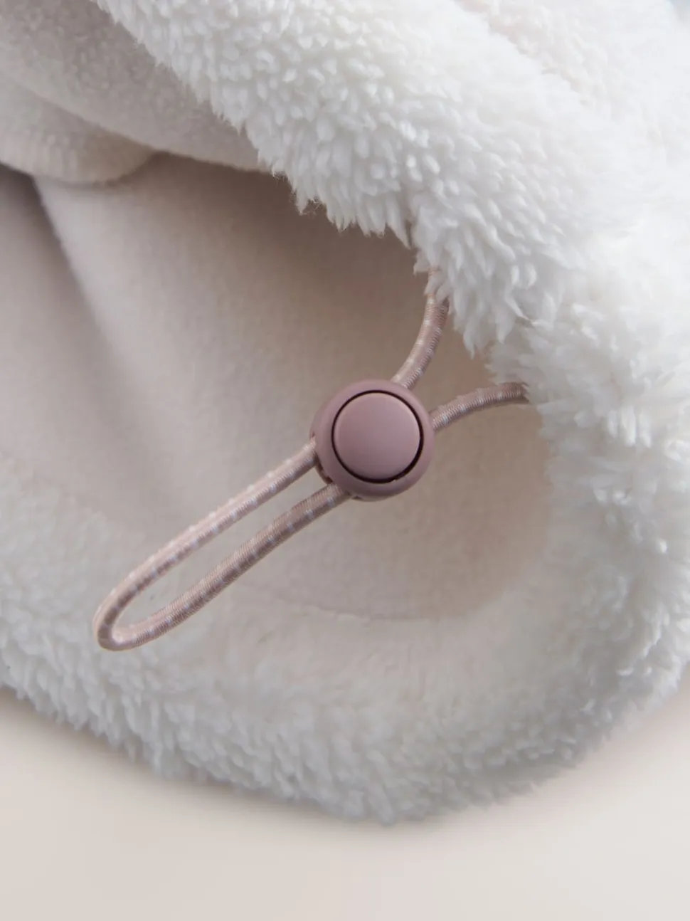 Scène de montagne rose - Haut en polaire imprimée en peau de mouton