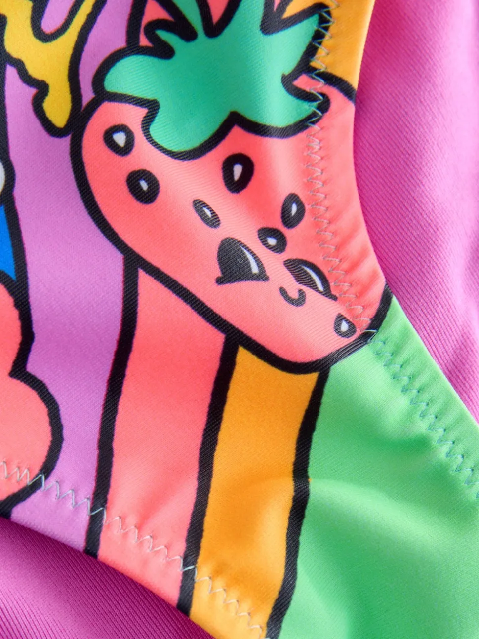 Scène de plage multicolore - Maillot de bain (3mths-7yrs)