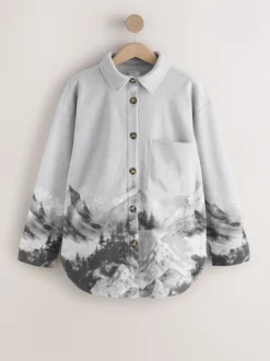 Scène grise - Veste-chemise polaire