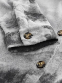 Scène grise - Veste-chemise polaire