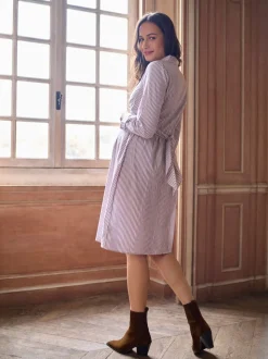 Seraphine Robe chemise mi-longue de Grossesse et d’Allaitement