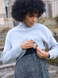 Seraphine Robe haut en maille Grossesse et Allaitement
