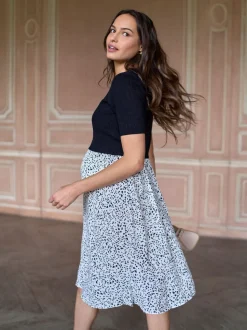 Seraphine Robe haut en maille Grossesse et Allaitement