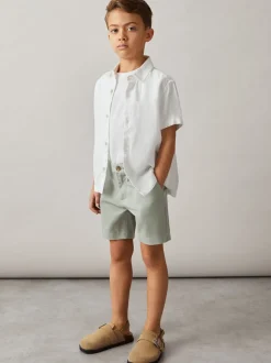 Short chino Reiss Wicket en coton stretch