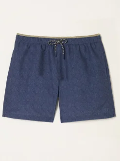 Short de bain FatFace à imprimé géométrique abstrait