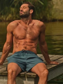 Short de bain FatFace imprimé texturé