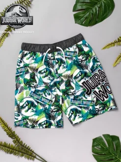 Short de bain Vanilla Underground Jurassic World à logo