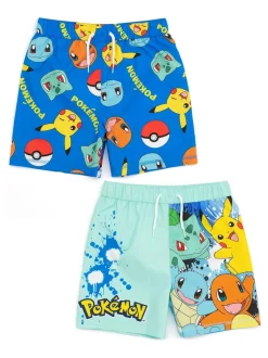 Short de bain Vanilla Underground Pokemon Garçons 2 Pack
