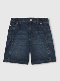 Short en jean Reiss Petra longueur genou