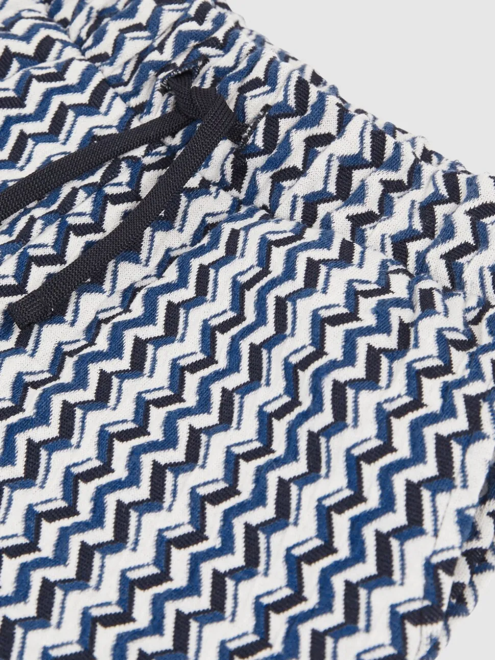 Short Reiss Teti à cordon de serrage en maille zigzag