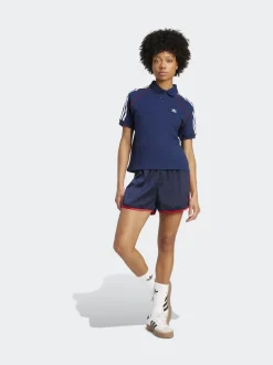 Shorts Adidas Original Sprinter en satin à 3 rayures