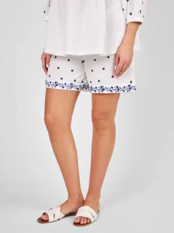Shorts de maternité JoJo Maman Bébé brodé