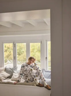 Sirène crème - Pyjama à manches longues