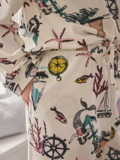 Sirène crème - Pyjama à manches longues